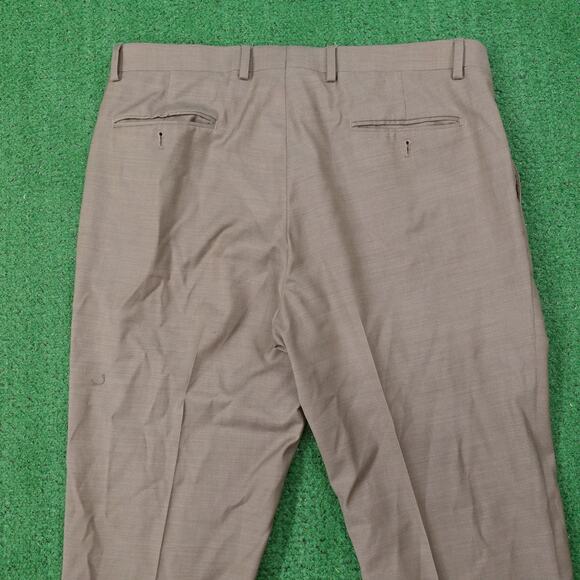 JOS A BANK TRAVELER TAILORED FIT SEPARATES FLAT FRONT DRESS PANTS 36X28 **READ - Picture 5 of 7